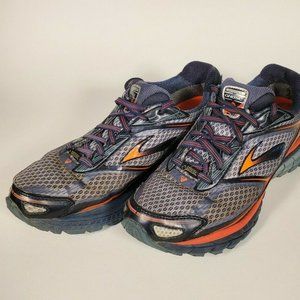 Brooks Ghost Violet Orange Goretex Athletic